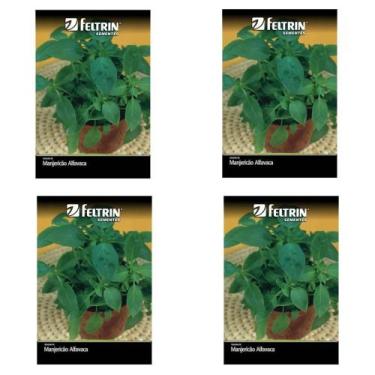 Imagem de Kit 4 Un Feltrin Semente Manjericao Alfavaca Verde 400Mg