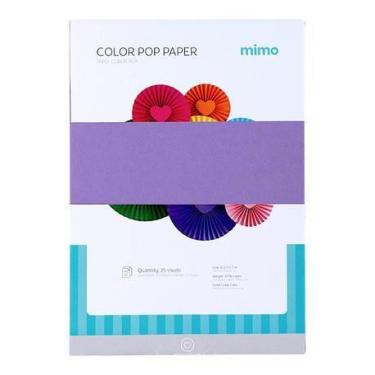 Imagem de Papel Color Pop Roxo Mirtilo Mimo - A4 - 180 gr - 25 unds