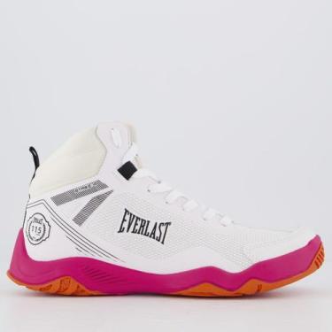 Imagem de Tênis Everlast Strike 4 Feminino Branco e Rosa, 37