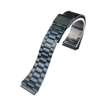 Imagem de Pulseira De Metal Fino De Aço 18mm Para Relógios CASIO A158 A159 A168 