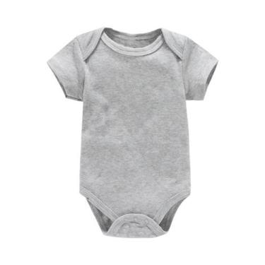 Imagem de Body sólido das macacões das meninas do bebê de 7 cores para meninos -