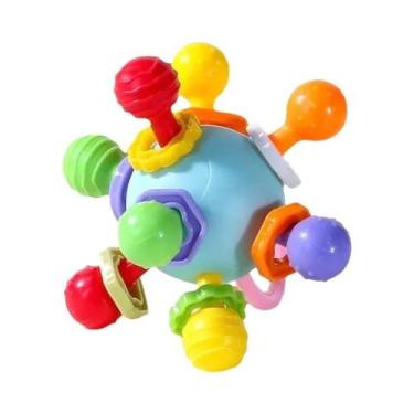 Imagem de Mordedor Mastigável Bastão Molar Para Bebês De 0 a 1 Ano, Brinquedo Ed