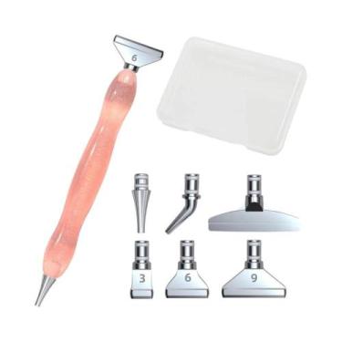 Imagem de Kit De Canetas Para Pintura Em Diamante 5D Com 6 Pontas Multifuncionai