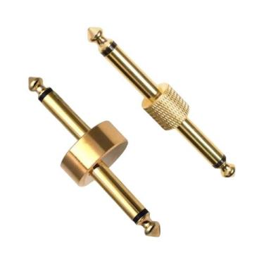 Imagem de Conectores De Pedal De Guitarra 1/4, Plugs De 6,35mm, Adaptador De Ped
