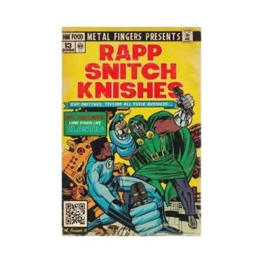 Imagem de Pôster De Arte Em Tela Da Banda De Hip Hop MF Doom, Decoração Estética