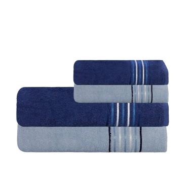 Imagem de Jogo De Toalhas Camesa Vitta Banhão 4 Peças Algodão 400g/m²