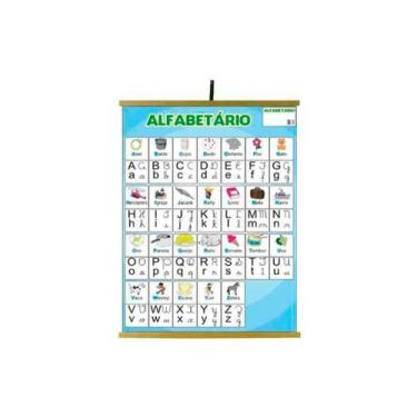 Imagem de Painéis Educativos - Painel Alfabetário 1200x900mm - Sonho de Criança