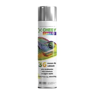 Imagem de Tinta Spray Chesy 400ml  Metálica -, CROMADA