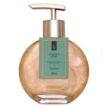 Imagem de Sabonete Líquido Desodorante Bamboo Via Aroma 200ml - Limpeza Refresca