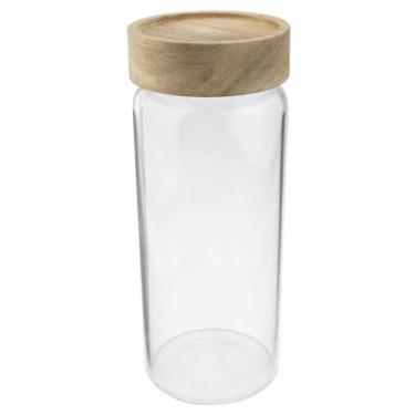 Imagem de Porta Mantimento Borossilicato Tampa Madeira Acácia 800ml -Dynasty, 3 