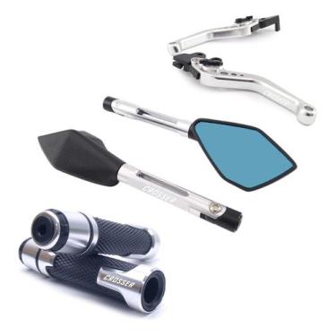 Imagem de Manete Manopla Retrovisor Crosser 150 Disco Gravado A Laser - Special 