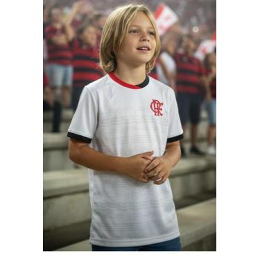 Imagem de Camiseta Infantil Flamengo Away Juvenil Torcedor Casual 2026 - Betel, 