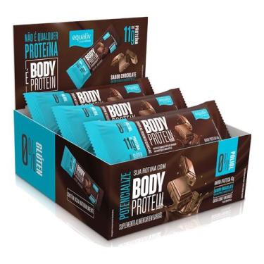 Imagem de Body Protein Barra - 9 Unidades Chocolate - Equaliv