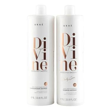 Imagem de Kit Braé Divine Smooth Shampoo E Condicionador 1 Litro - Congratulatio