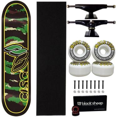 Imagem de Skate Cisco Montado 8.0 Profissional Roda Wood 53mm Abec 15-Masculino