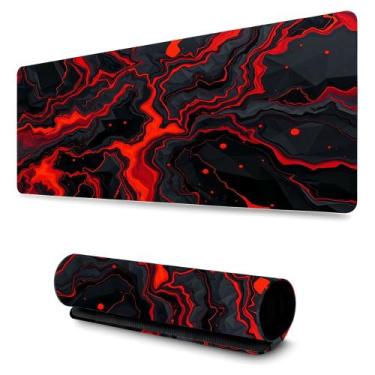 Imagem de Mouse Pad Gamer Profissional Grande Confortavél Anti Derrapante 90x40c