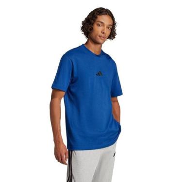 Imagem de Camiseta Adidas Essentials Azul Royal, M