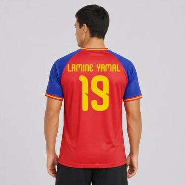 Imagem de Camisa Espanha La Roja 19 Lamine Yamal - Balboa, GG