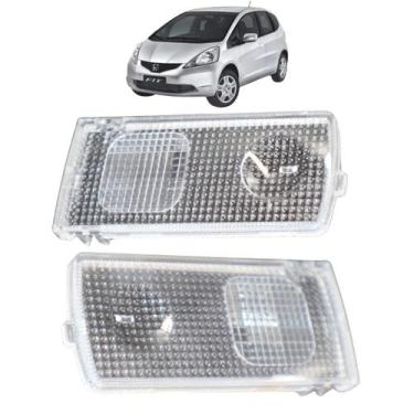 Imagem de Par De Lentes Lanterna Teto Honda Fit 2004 Até 2008 Ld Le - DSC