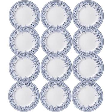 Imagem de Conjunto 12 Pratos Rasos de Porcelana 28cm Azzura Tramontina Servir Re