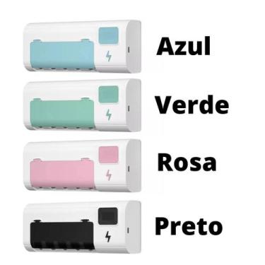 Imagem de Dispenser Pasta de Dente Esterilizador UV Aplicador Creme Dental - MRS