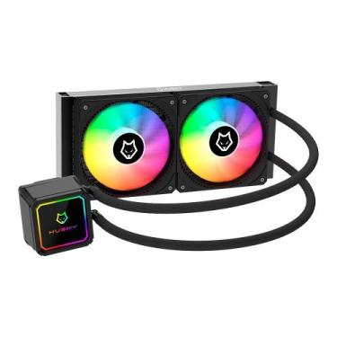 Imagem de Water Cooler Husky Freezy, Iluminação ARGB, 240mm, AMD e Intel, Preto 