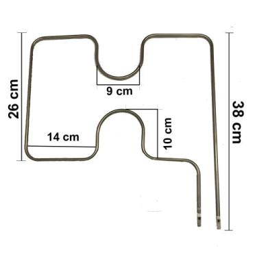 Imagem de Resistência Elétrica para Forno Nardelli 1000W 220V - Nardelli - Ref.1