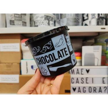 Imagem de Tupperware Pop Box Redondinha Chocolate 400 ml