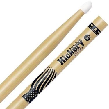 Imagem de Baqueta Liverpool American Hickory Series 5B Nylon Clássica HY-5BN Pon
