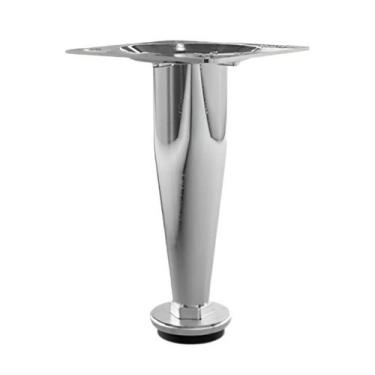 Imagem de Pe Para Moveis Conico 100mm Etq Cromado Soprano