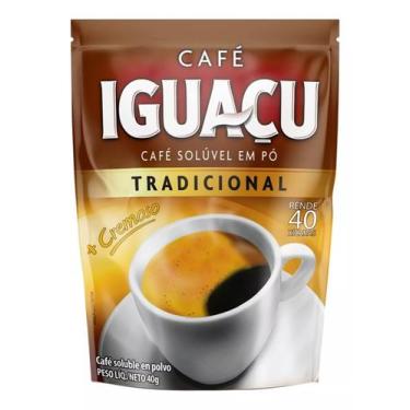 Imagem de Café Solúvel Em Pó TRDICIONAL IGUAÇU Sachê 50g Refil