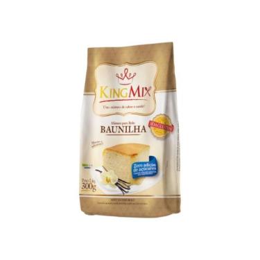 Imagem de Mistura Bolo Zero Açúcar Baunilha King Mix 300g Sem Glúten Sem Lactose