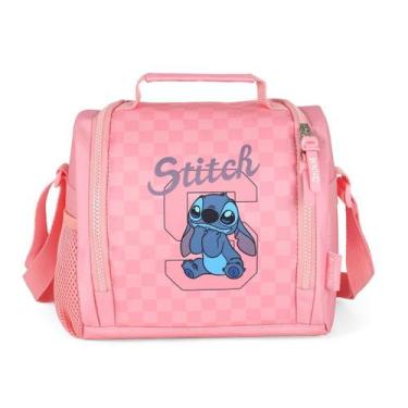 Imagem de Lancheira Termica Infantil Stitch Rosa - Luxcel