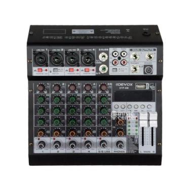 Imagem de Mesa de Som Devox DTP-6M USB / Bluetooth - 6 Canais