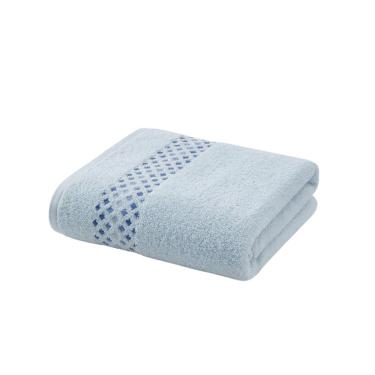 Imagem de Toalha de Rosto Jacquard Aurora 80x50cm Algodão 440g-m2 Alta Absorção Azul Claro Döhler