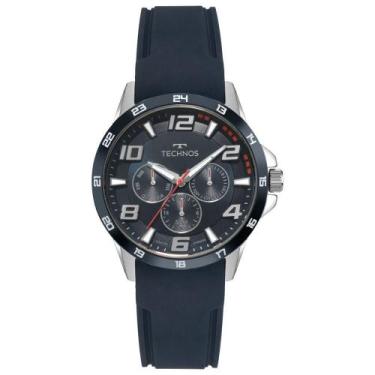 Imagem de Relógio Masculino Racer Premium 6P29AMP-2A Multifunção Silicone Azul B