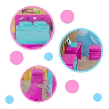 Imagem de Casinha Boneca Brinquedo Mini Quarto Princesas Disney - Mielle - Miell
