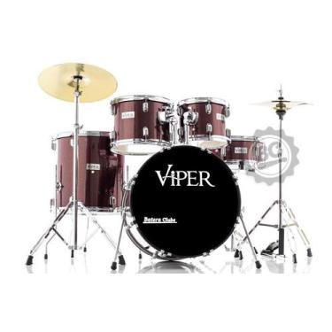 Imagem de Bateria Viper by X-Pro C.Ibañez Wine Sparkle Completa 20,10,12,14 com 