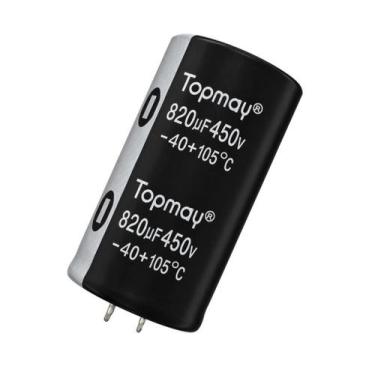 Imagem de Kit 2 pçs capacitor eletrolitico 820x450v - 820uf x 450v - 105 graus -