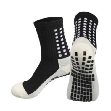 Imagem de Meia Antiderrapante Workout Futebol Tipo Trusox Anti Torção Esportiva 