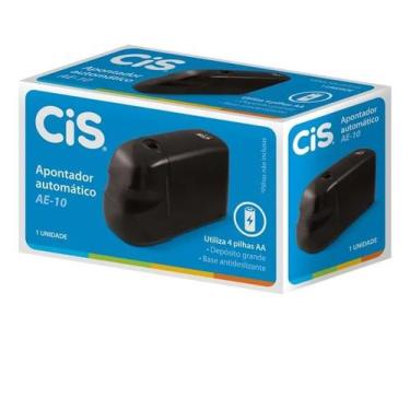 Imagem de Apontador De Mesa Pilha Cis Ae-10 Preto Automatico