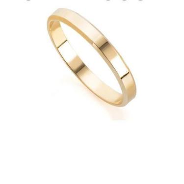 Imagem de Unidade alianças Casamento e noivado 2.5 gramas - Ouro 18 kilates