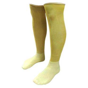 Imagem de Meião De Futebol Delfia Popular Adulto 38 ao 42, Amarelo claro