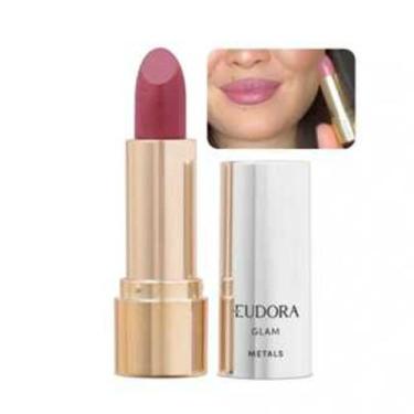 Imagem de Batom Cremoso Glam Metals 3,6g Eudora, Nude Nobre