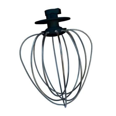Imagem de Batedor Balão Arno Planetária Original Aço Inox Preto SX84 Claras Neve