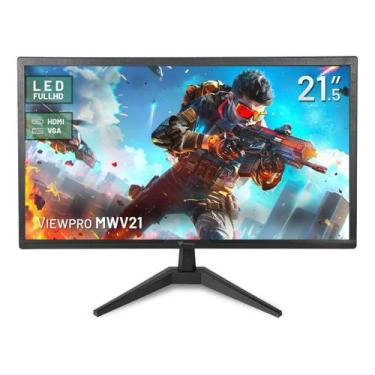 Imagem de Monitor Viewpro Mwv21 Led De 21.5 Full Hd Com Hdmi E Vga Preto 127/220