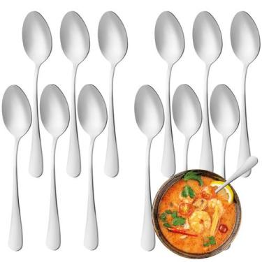 Imagem de Conjunto de 12 Colheres WISKEMA em Aço Inoxidável 18 cm