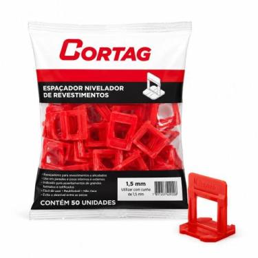 Imagem de Espaçador Nivelador 1,5mm CORTAG Eco com 50 Unidades