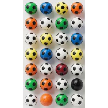 Imagem de 10 Mini Bolas De Futebol N2 Coloridas material sintético - Congratulat