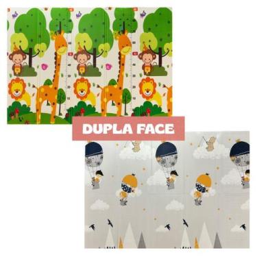 Imagem de Tapete Emborrachado Zippy Dupla Face 147x194cm Dobrável Infantil - Zip